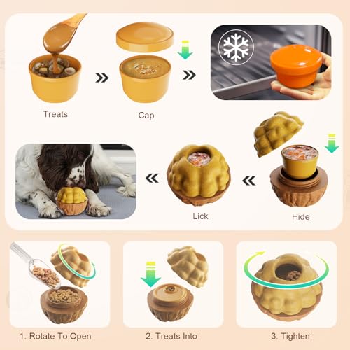 Dog Frozen Treats Toy (Coffe Wood)
