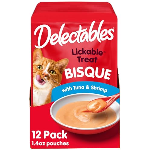 Bisque Lickable Wet Cat Treats (1.4 Ounce (Pack of 12))