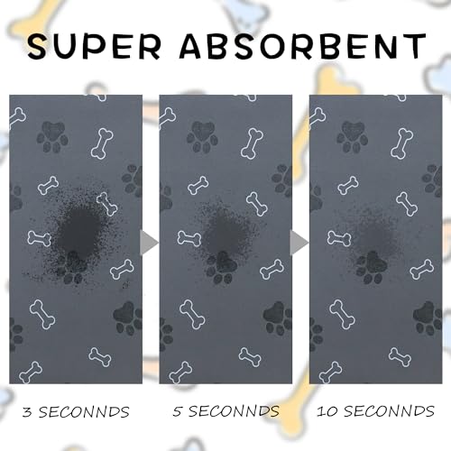 Pet Cat Dog Food Mat Non Slip Mat for Dog Water Bowl Mat Quick Dry Absorbent Cat Feeding Mat