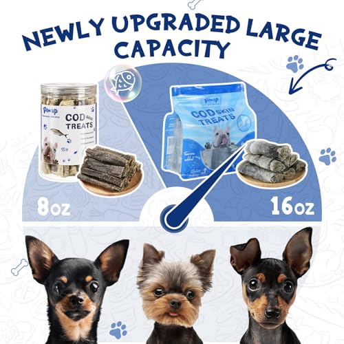 Cod Skin Dog Treats (1.01 Pound (Pack of 1))