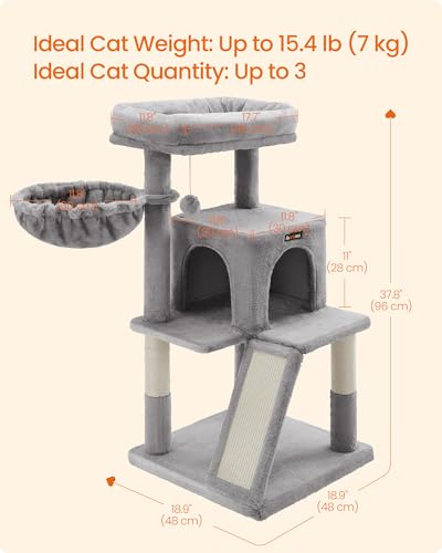Cat Tree 37.8 (Light Gray)