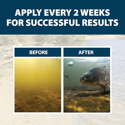 PondClear Liquid Bacteria Water Clarifier for Ponds & Lakes (128 Fluid Ounces)