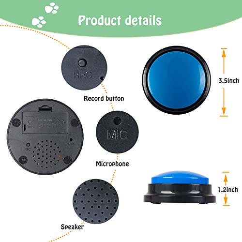 Voice Recording Button for Communication Pet Training Buzzer