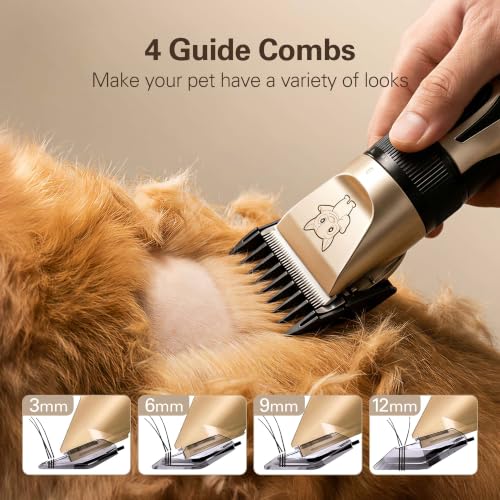 Dog Clippers for Grooming Low Noise (Grey)