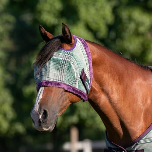 Kensington UV Fly Mask with Fleece Trim (2019-imperial Jade)