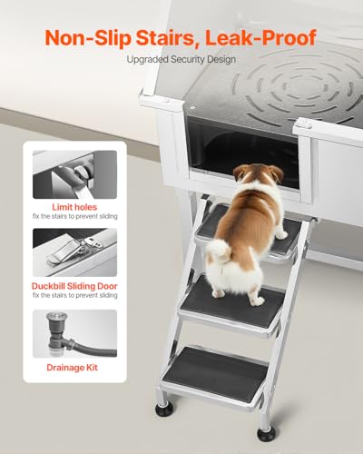 38 Inch Stainless Steel Dog Washing Station (38 inch)