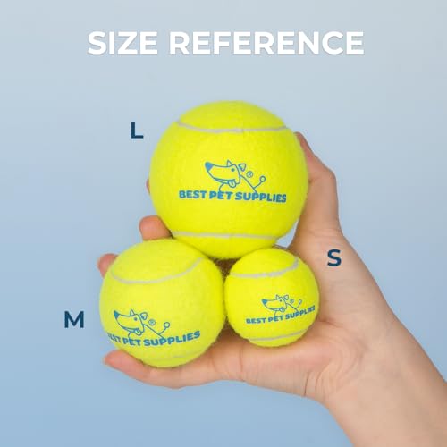Interactive Squeaky Dog Chew Toy (Tennis (Yellow) / Small)