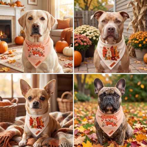 Fall Dog Bandanas (Small / Fall-1)