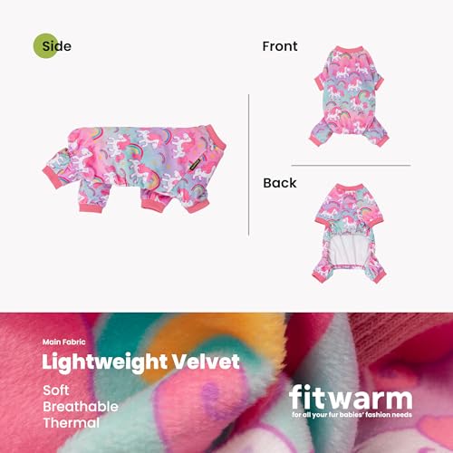 Dreamy Unicorn Fleece Dog Pajamas (Unicorn / X-Large)