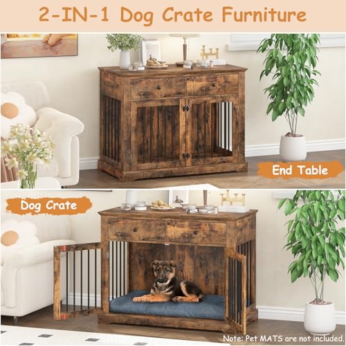 Dog Crate Furniture (Brown)