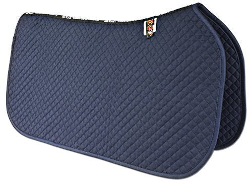 All Purpose Diamond Quilted Western Saddle Pad for Injury Prevention (Midnight Blue)