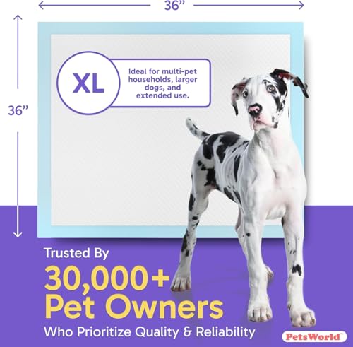 Giant Dog Potty Pads (36x36 Unscented / 1800 Count)