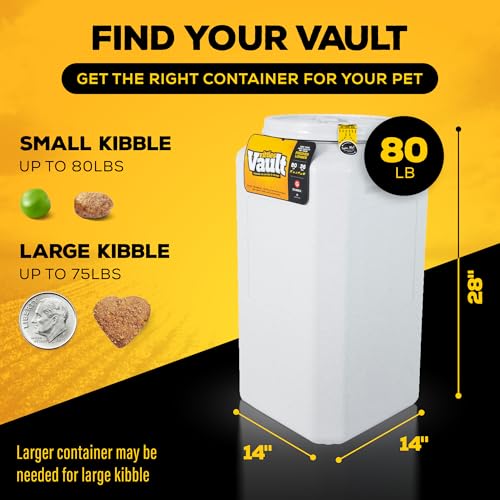 Vittles Vault Airtight Pet Food Storage Container (80 Pounds)