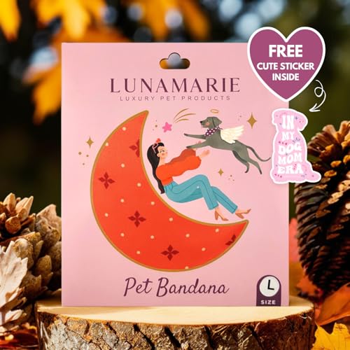Luxury Pet Birthday Bandanas (Ember / Large)