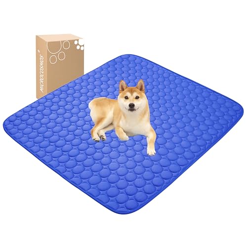 Summer Cooling Mat & Sleeping Pad (48" x 48" / Dark Blue)