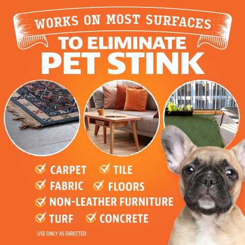 Pet Odor Eliminator for Dog and Cat Urine (128 Fl Oz)