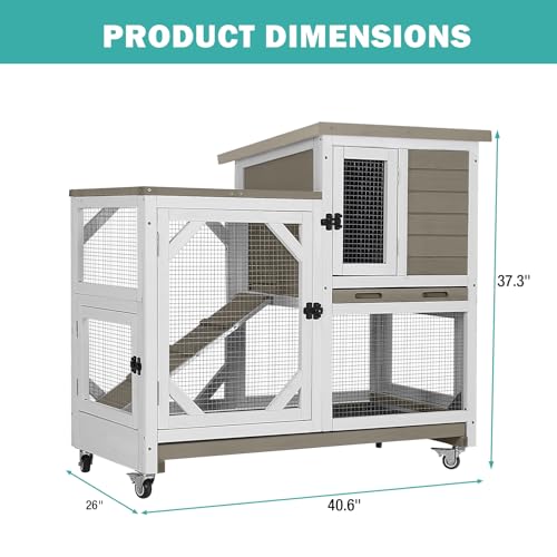 Rabbit Hutch Indoor for 2