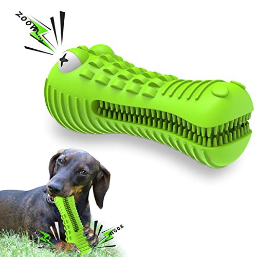 Dog Toys for Aggressive Chewers Large Medium Breed Indestructible Chew Toys (Grass Green)