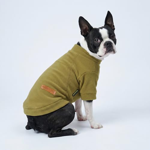 3 Pack Classic Fleece Dog Sweater (X-Large / Black-Olive-Cream)