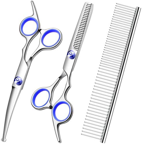 Dog Grooming Scissors Kit (Blue)
