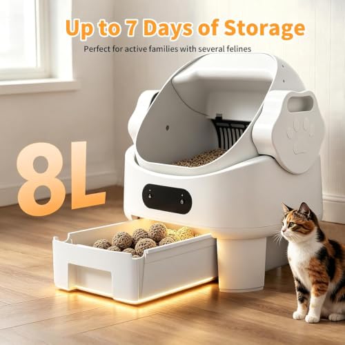 Automatic Cat Litter Box (Automatic-White)