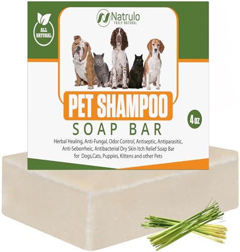 All Natural Pet Shampoo Soap Bar for Dogs