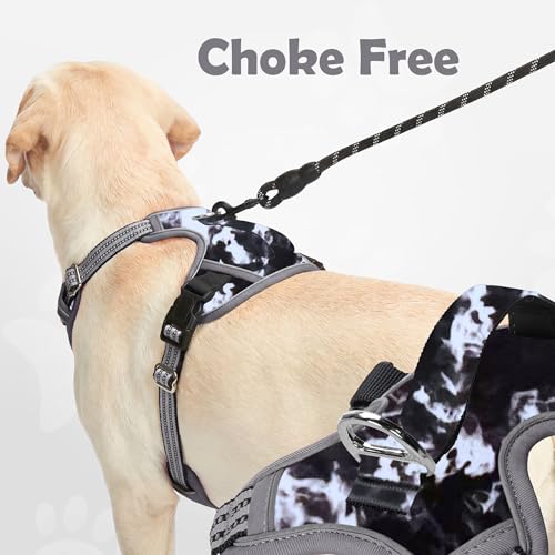 Dog Harness No Pull (Misty Gray / Medium)