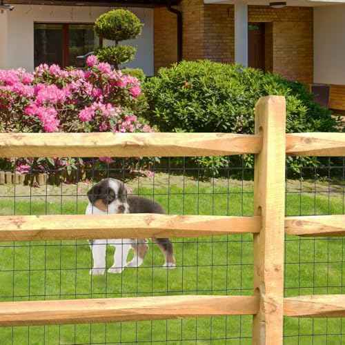 Black PVC Coated Welded Wire Fence 48" x 100' Roll (Black / 2''x3'' 16GA 48''x100')