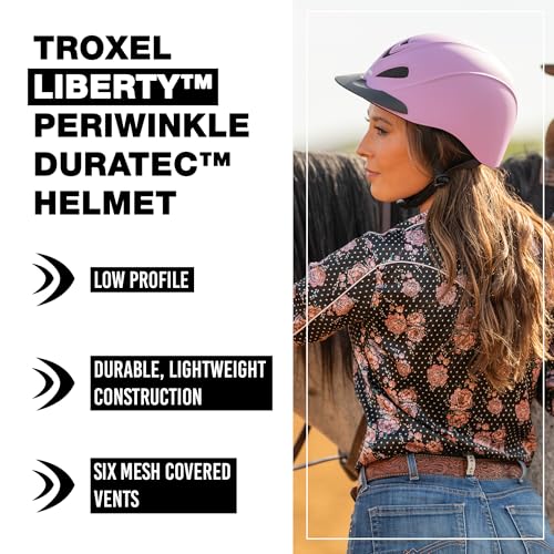 Liberty Ultralight Horse Riding Helmet (Periwinkle / Small (6-5/8 - 7))