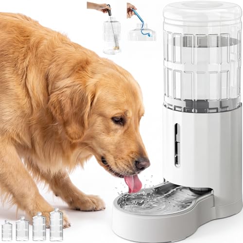 Gravity Dog Water Bowl Dispenser (White / 9.5L)