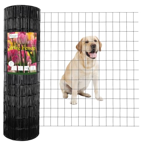 Black PVC Coated Welded Wire Fence 36" x 100' Roll (Black / 2''x3'' 16GA 36''x100')