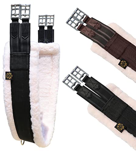 Daily English Girths for Horses (Black / 38")