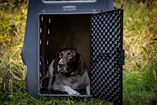 Dakota 283 Canine Rough and Tough Economy Dog Crate (Medium / Dark Granite)