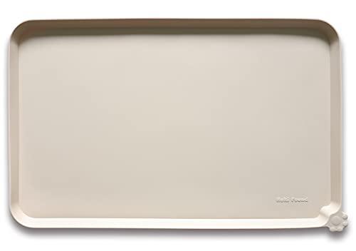 XX Large Silicone Pet Food Mats (28"L x 26"W / PapayaWhip)
