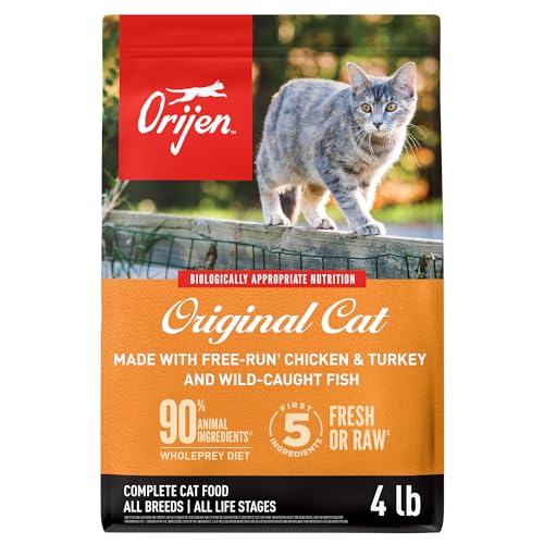 Grain Free WHOLEPREY Dry Cat Food Original Recipe 4lb Bag (4 Pound (Pack of 1))