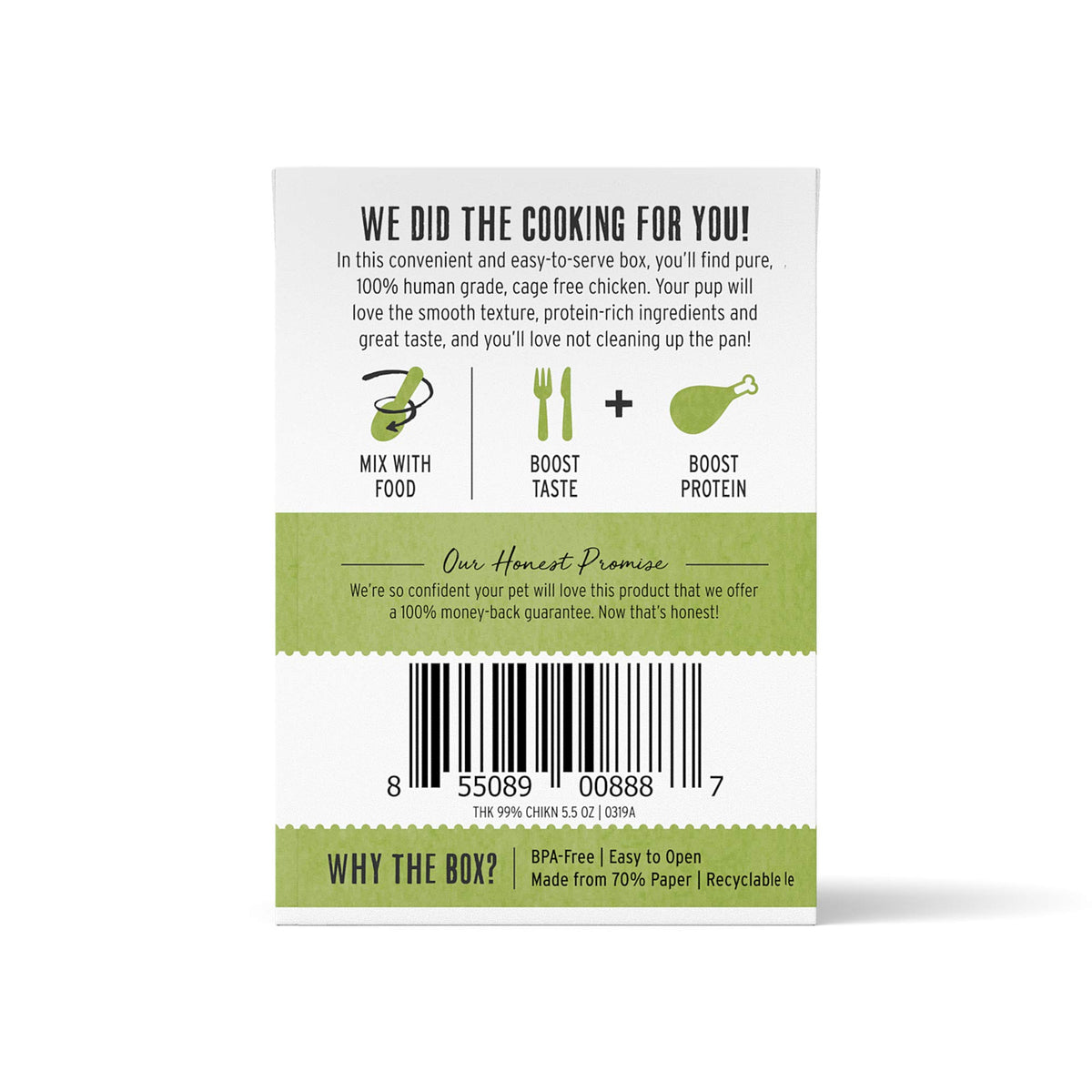 Human Grade Grain Free Meal Booster (5.5 Ounce (Pack of 12))