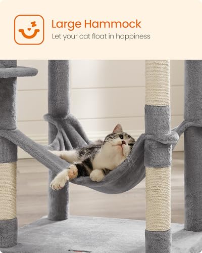 Cat Tree 73.2 (73.2 Inches / Light Gray)