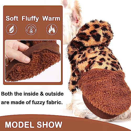 Dog Sweaters for Small Dogs (X-Small (Chest 12.2 in) / Brown)