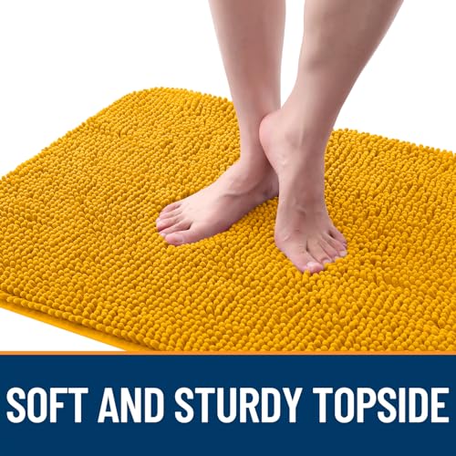 Dog Door Mat for Muddy Paws 54x32 (Golden Yellow / 54" X 32")