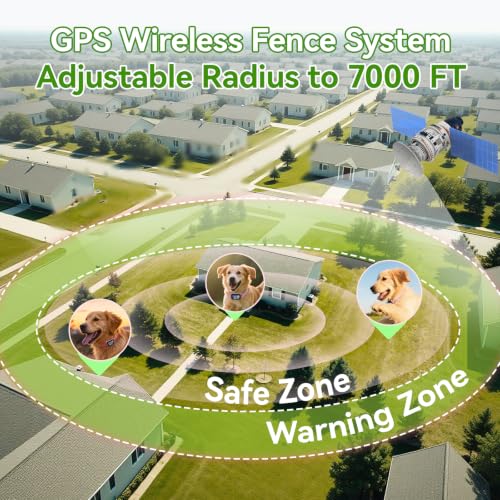 GPS Wireless Dog Fence (Green)