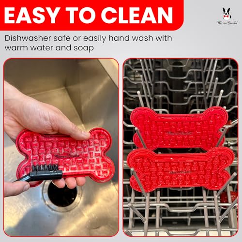 Distract-A-Hat ™ by Warren London - Dog Grooming Distraction Lick Hat for Nail Clipping and Grooming – Adjustable Fit with Adhesive Dog Lick Pad, Spreader & Cleaning Brush Included (One Size Fits All - Hat Only)