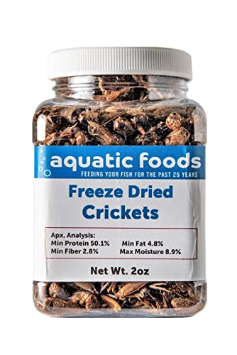 Crickets Freeze Dried Crickets for Tropical Fish (2 Ounce (Pack of 1))