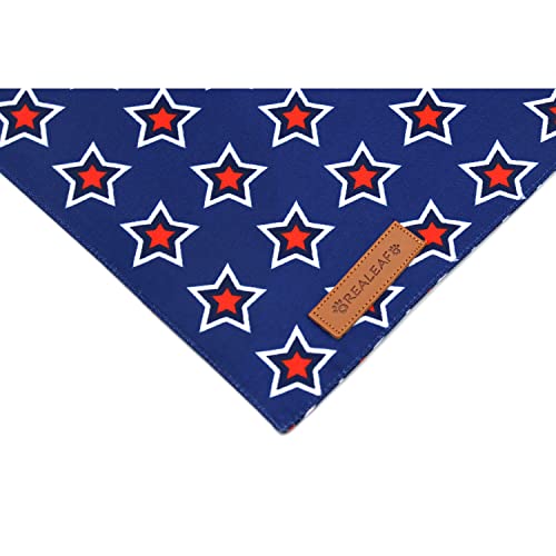American Flag Dog Bandanas 2 Pack (American Flag 1 / X-Large)