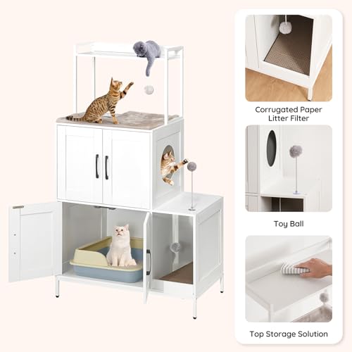 Litter Box Enclosure (White)
