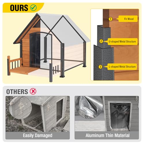 Outdoor Dog House with All