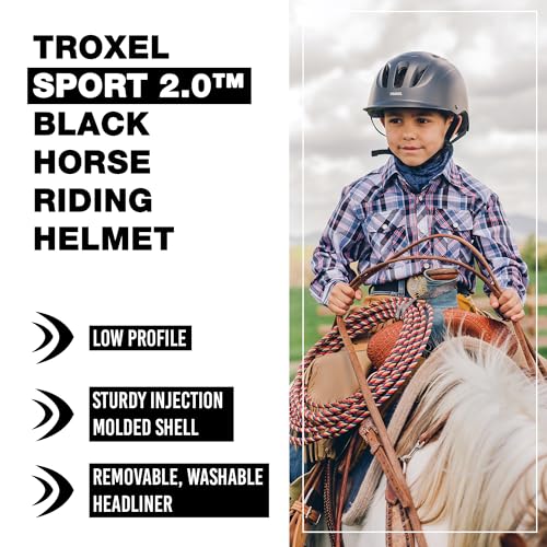 Sport 2.0 Horse Riding Helmet (Black / Large)