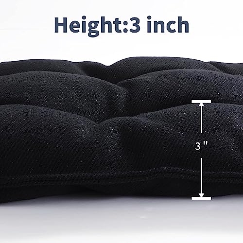 Chew Proof Indestructible Dog Beds for Aggressive Chewers (17"x23" / Black)