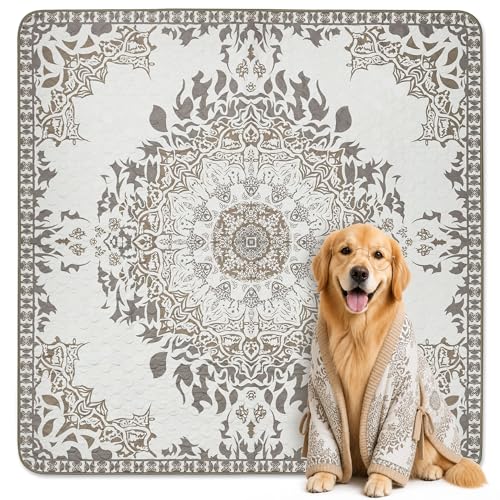Washable Pee Pads for Dogs (Boho / 63" Square (1 Pack))