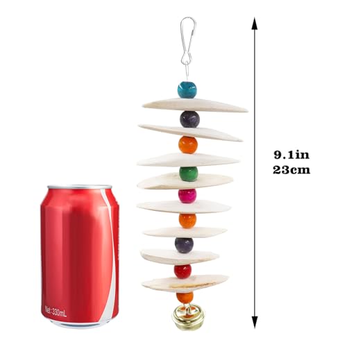 2 Pack Bird Toys with Cuttlebone (Large)