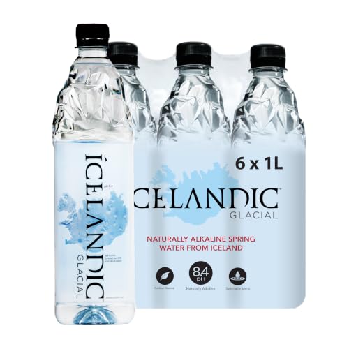 Natural Spring Alkaline Water (33.8 Fl Oz (Pack of 6))